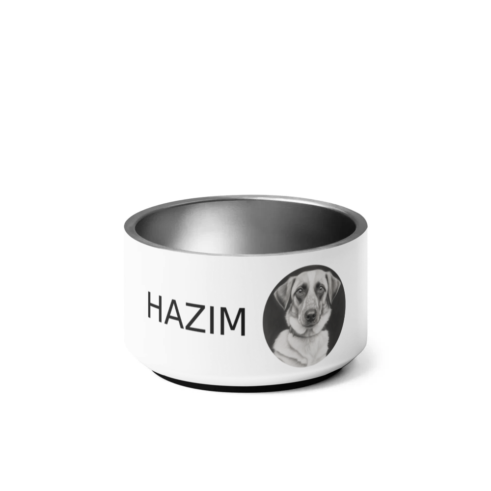 PugMug Custom Hazim Pet Bowl