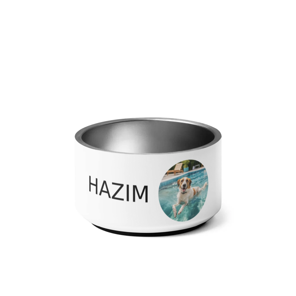 PugMug Custom Hazim Pet Bowl