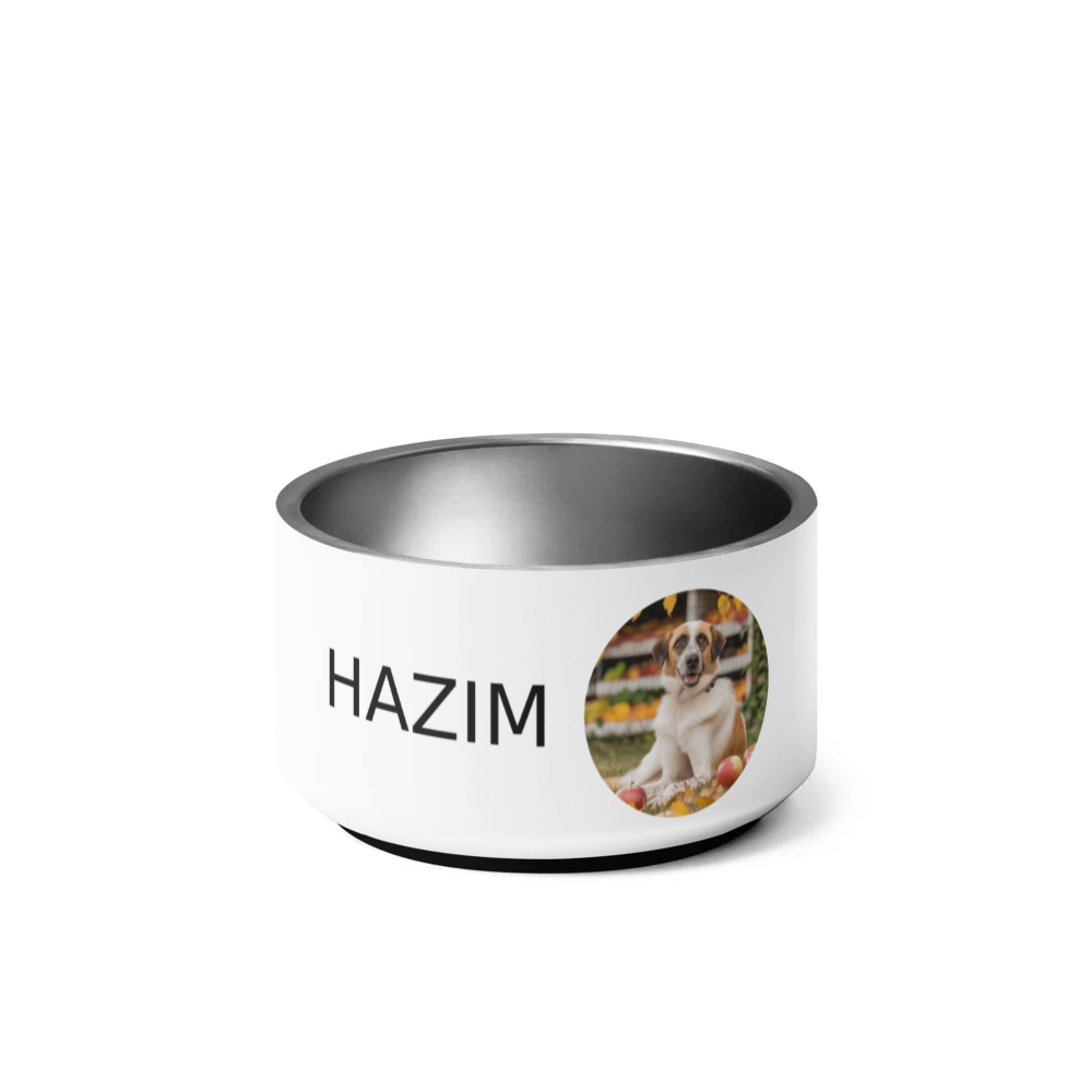 PugMug Custom Hazim Pet Bowl