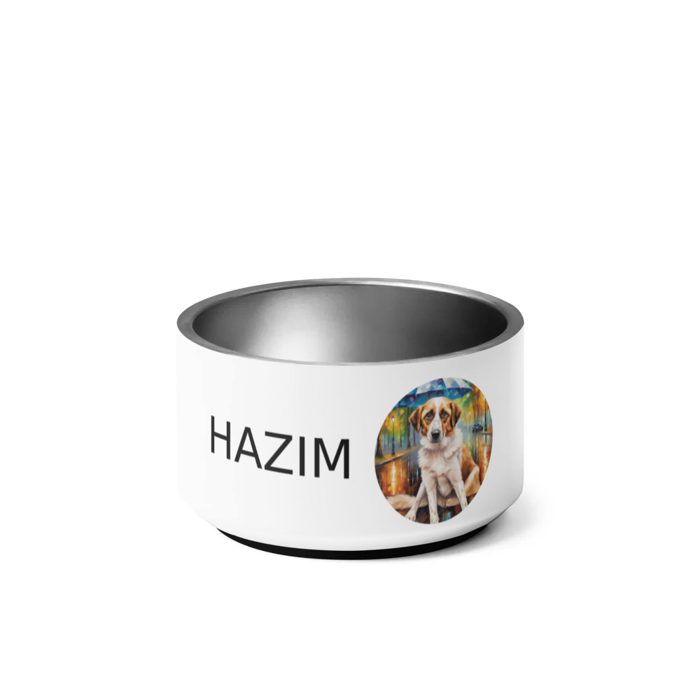 PugMug Custom Hazim Pet Bowl
