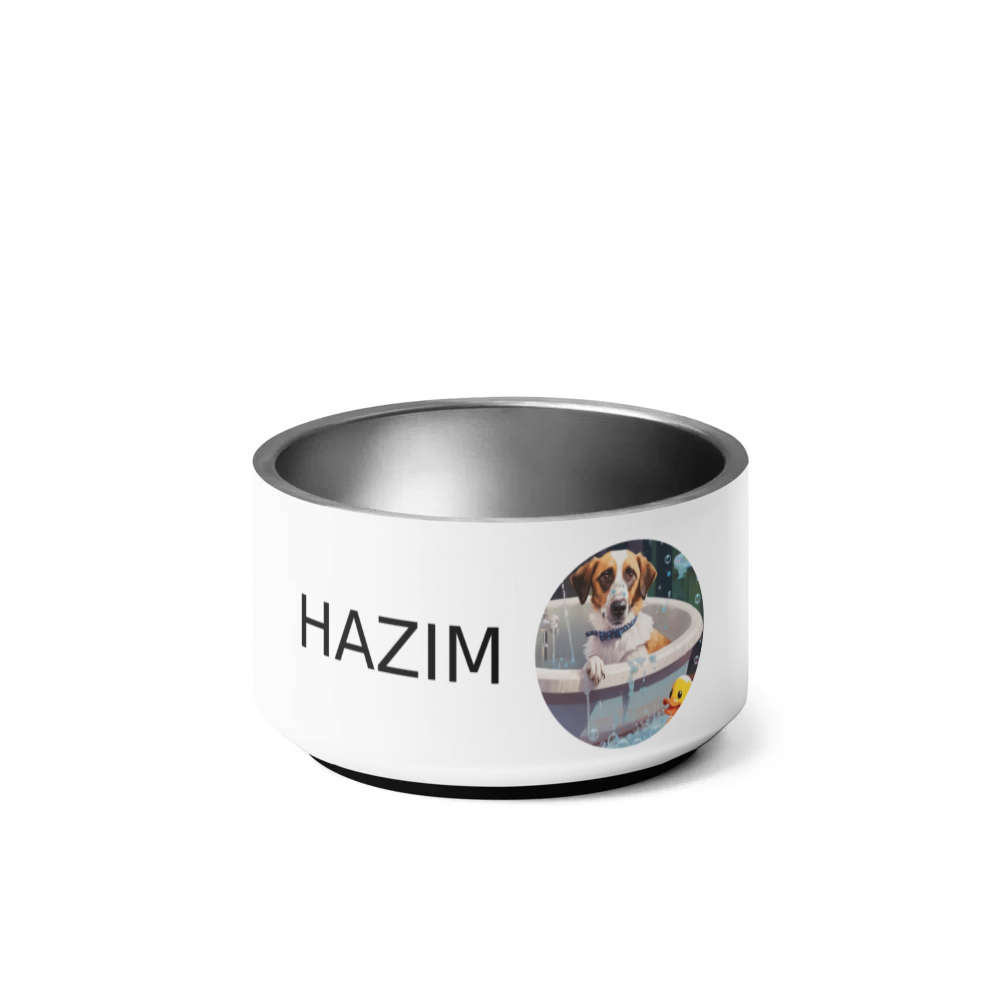PugMug Custom Hazim Pet Bowl