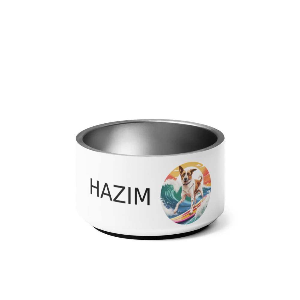 PugMug Custom Hazim Pet Bowl