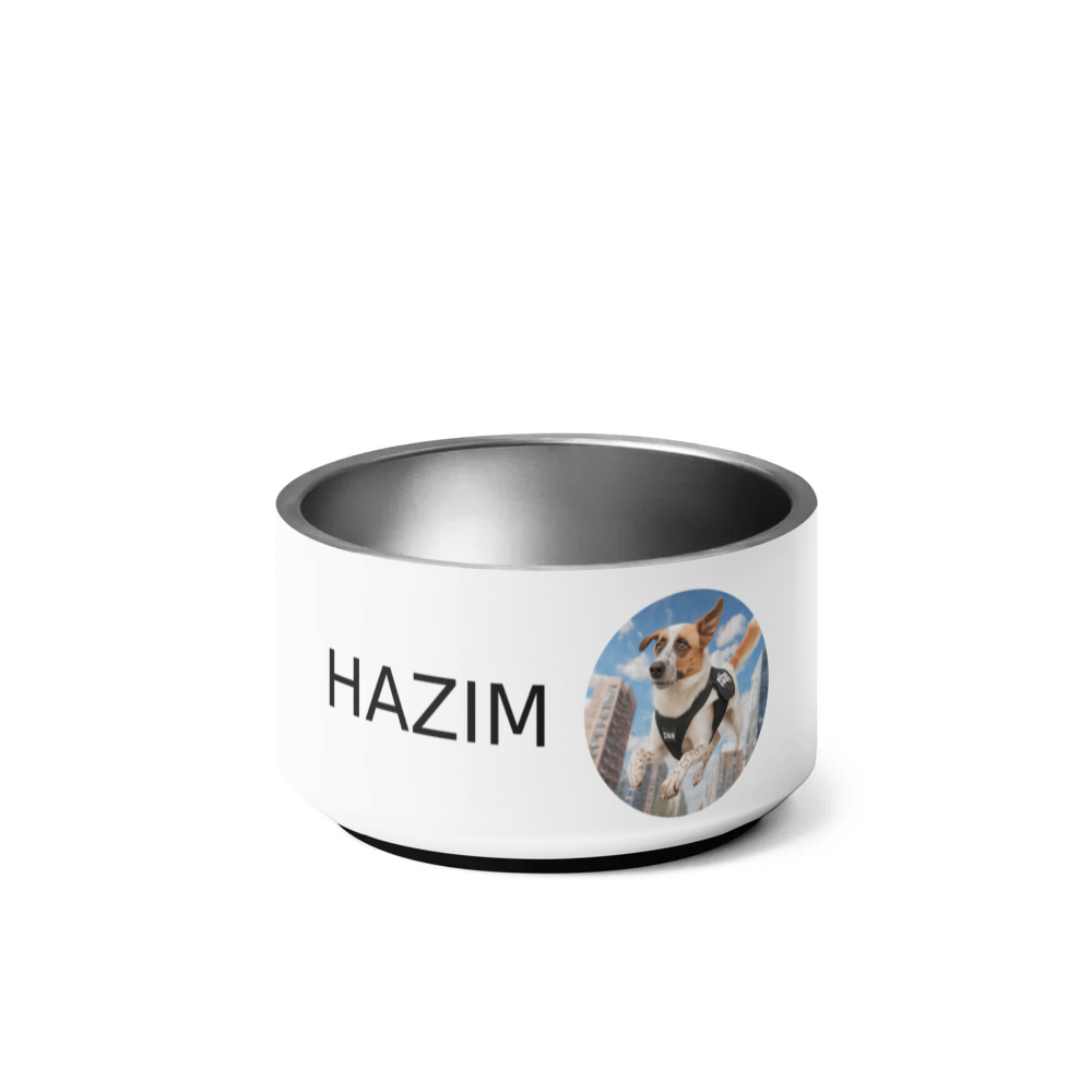 PugMug Custom Hazim Pet Bowl