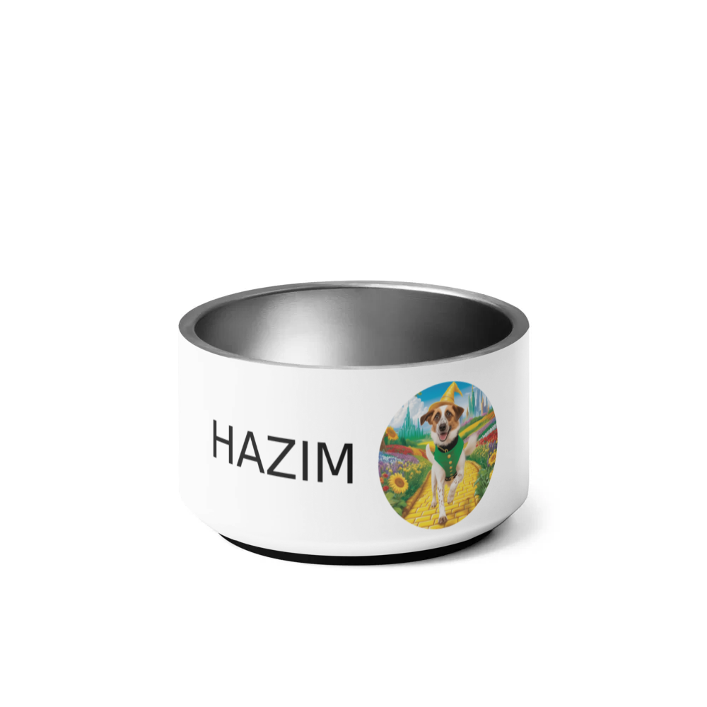 PugMug Custom Hazim Pet Bowl