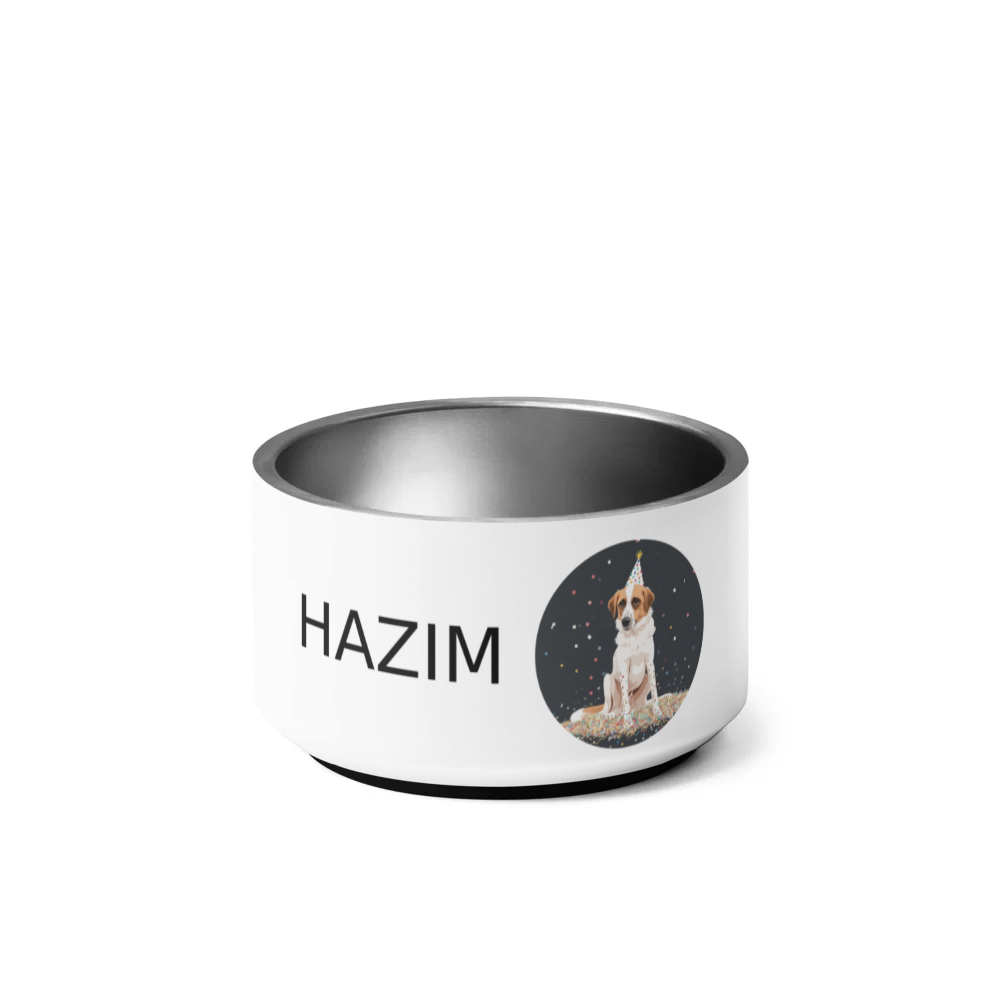 PugMug Custom Hazim Pet Bowl