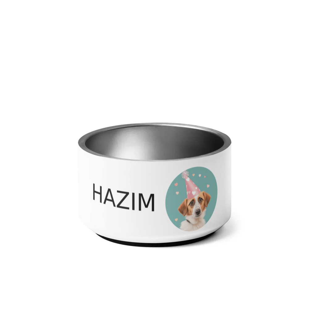 PugMug Custom Hazim Pet Bowl