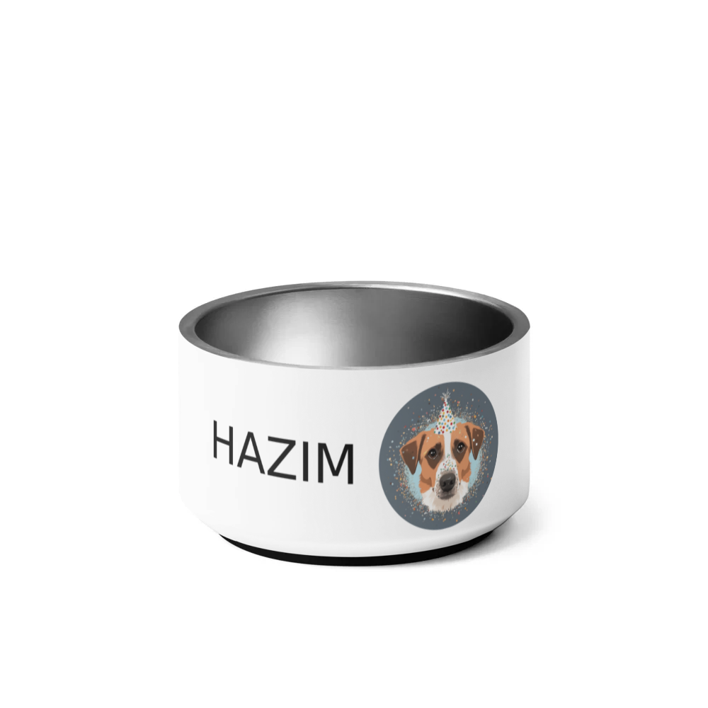PugMug Custom Hazim Pet Bowl