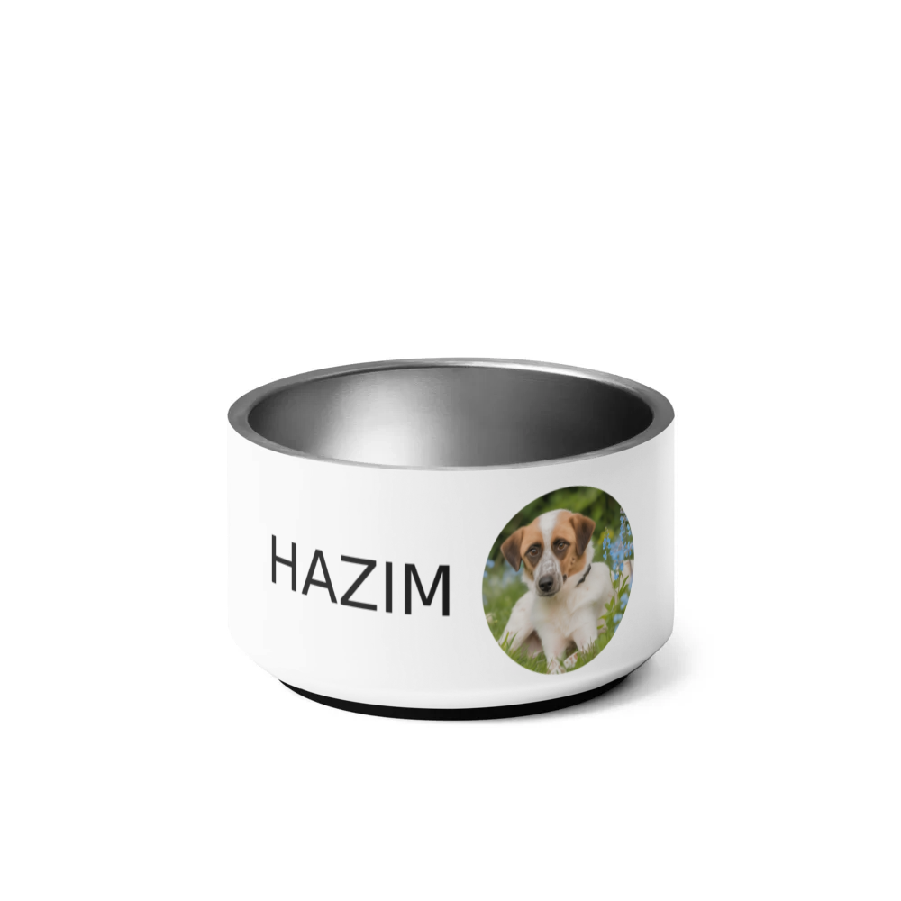 PugMug Custom Hazim Pet Bowl