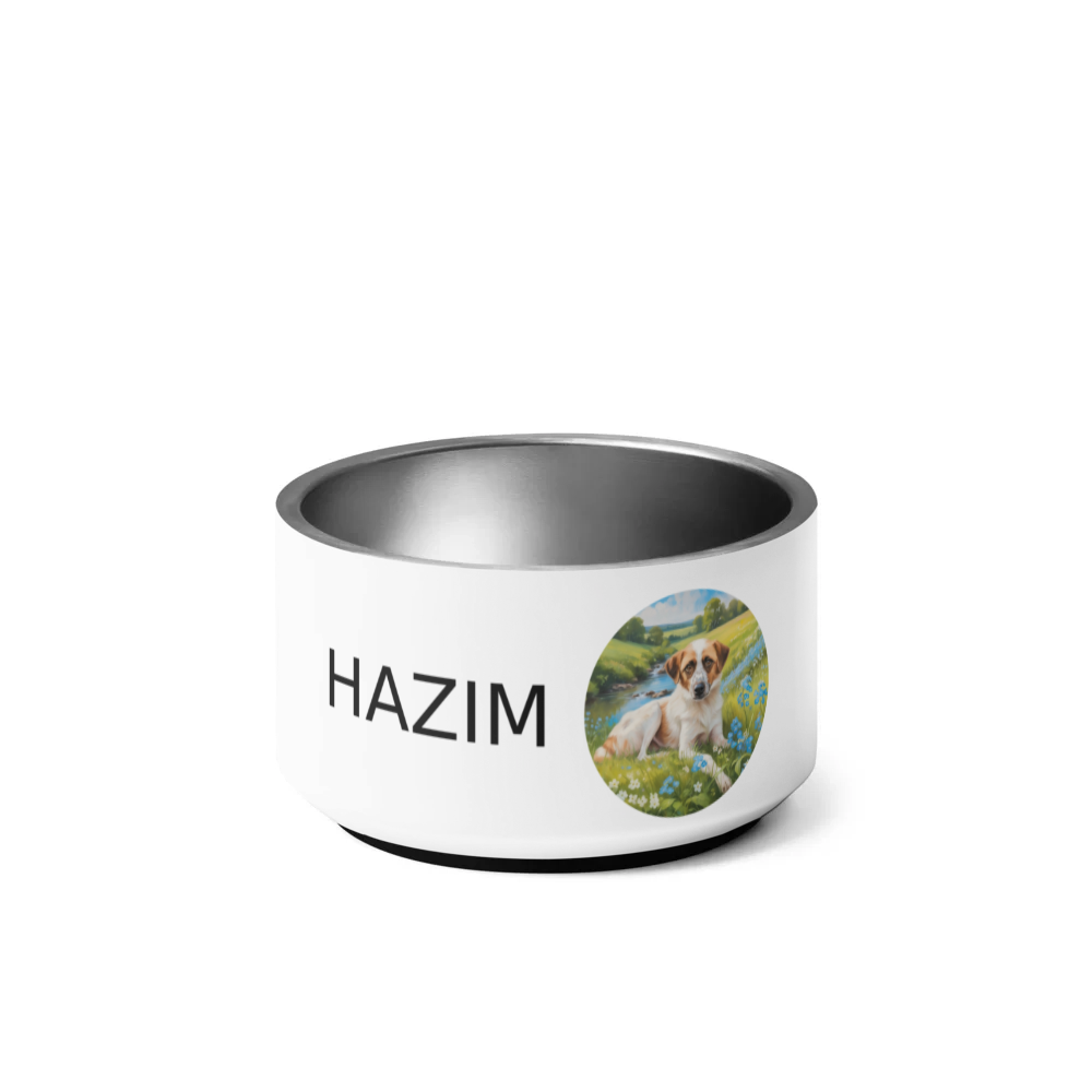 PugMug Custom Hazim Pet Bowl