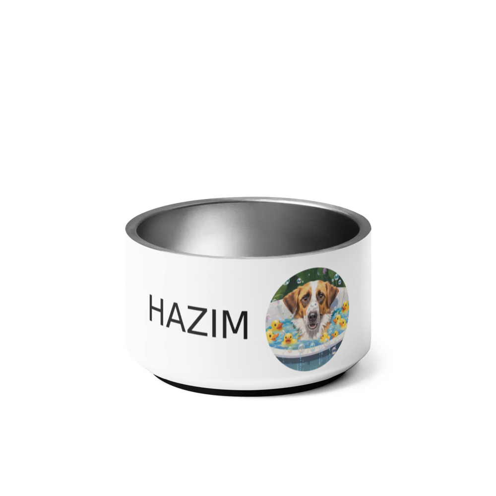 PugMug Custom Hazim Pet Bowl