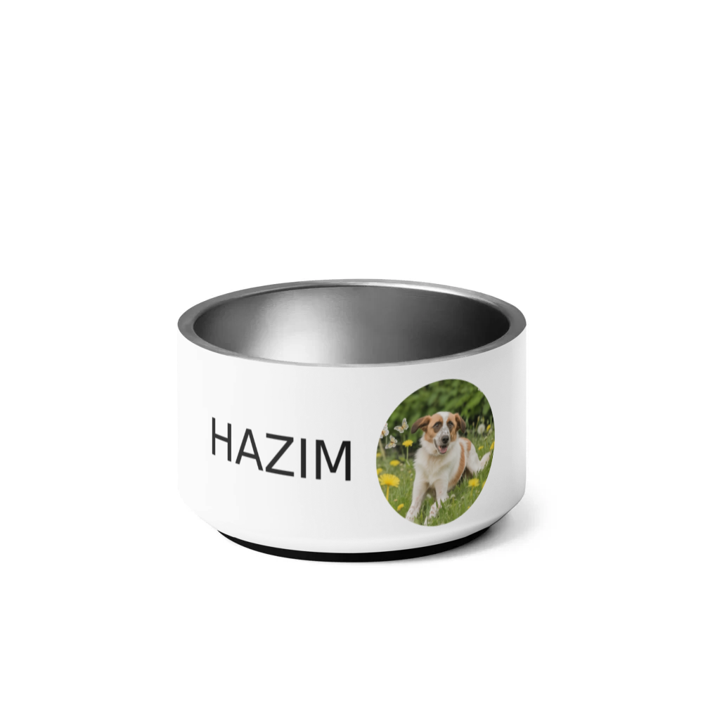 PugMug Custom Hazim Pet Bowl