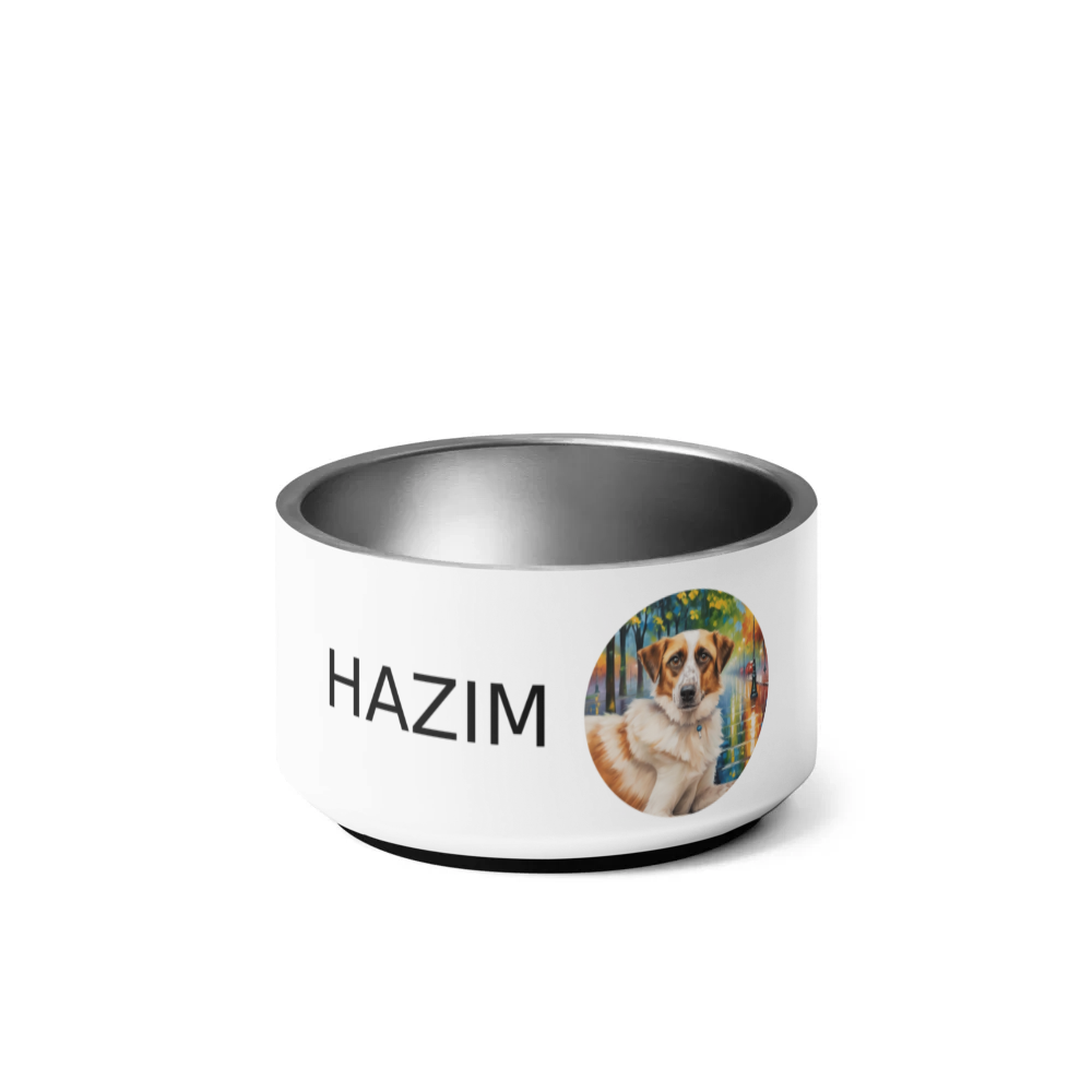 PugMug Custom Hazim Pet Bowl