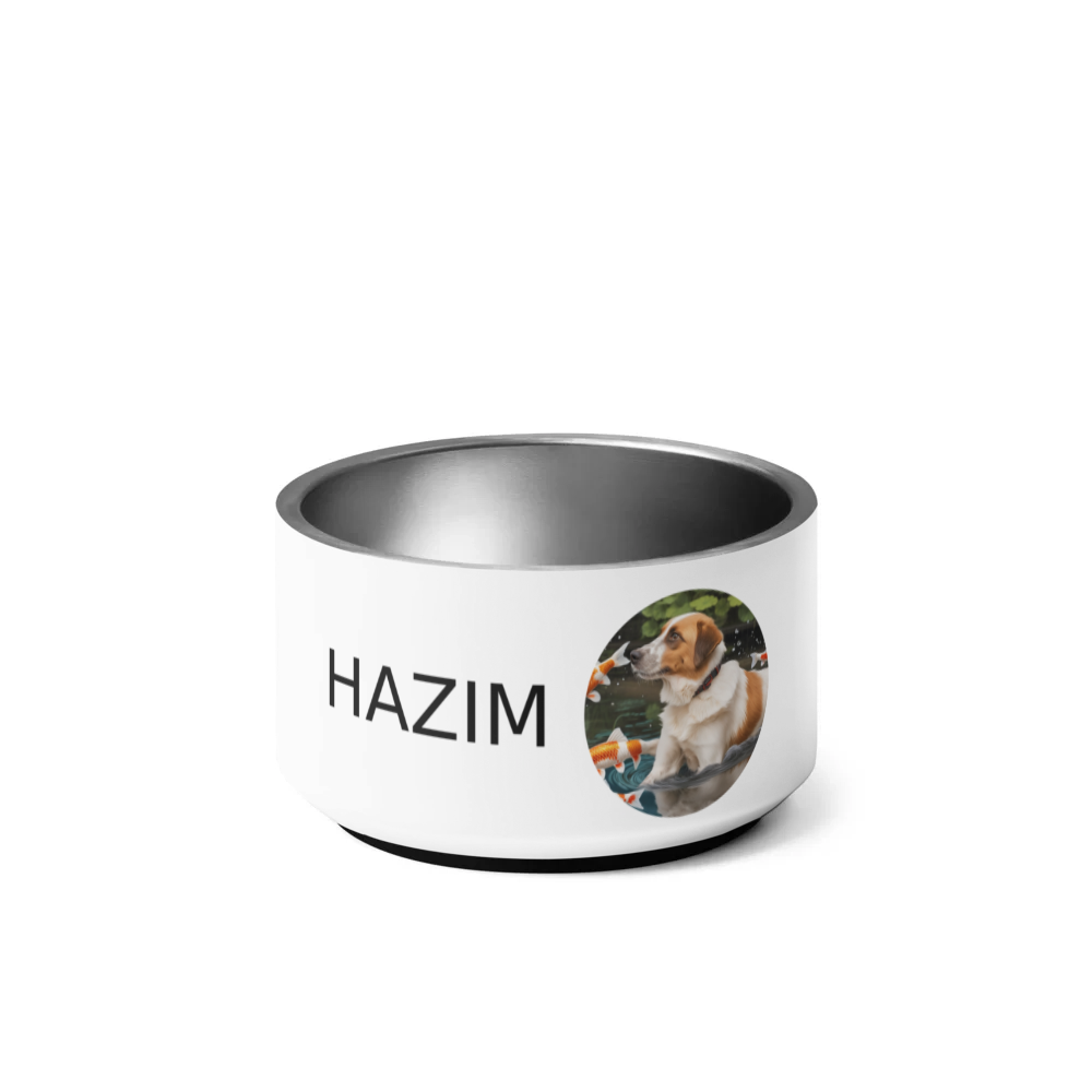 PugMug Custom Hazim Pet Bowl