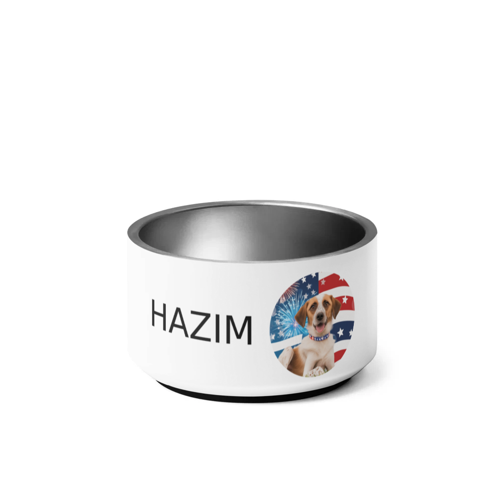 PugMug Custom Hazim Pet Bowl