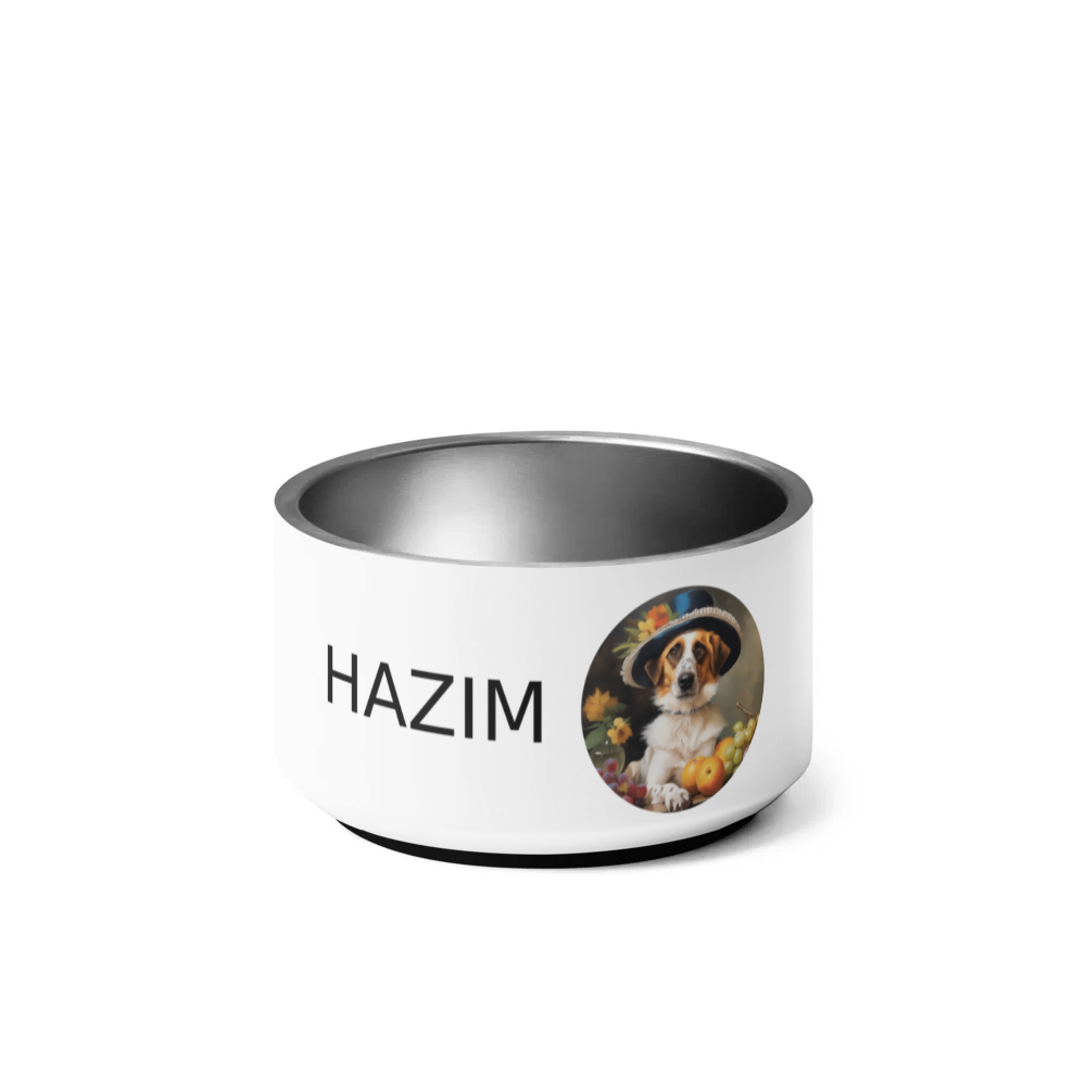 PugMug Custom Hazim Pet Bowl