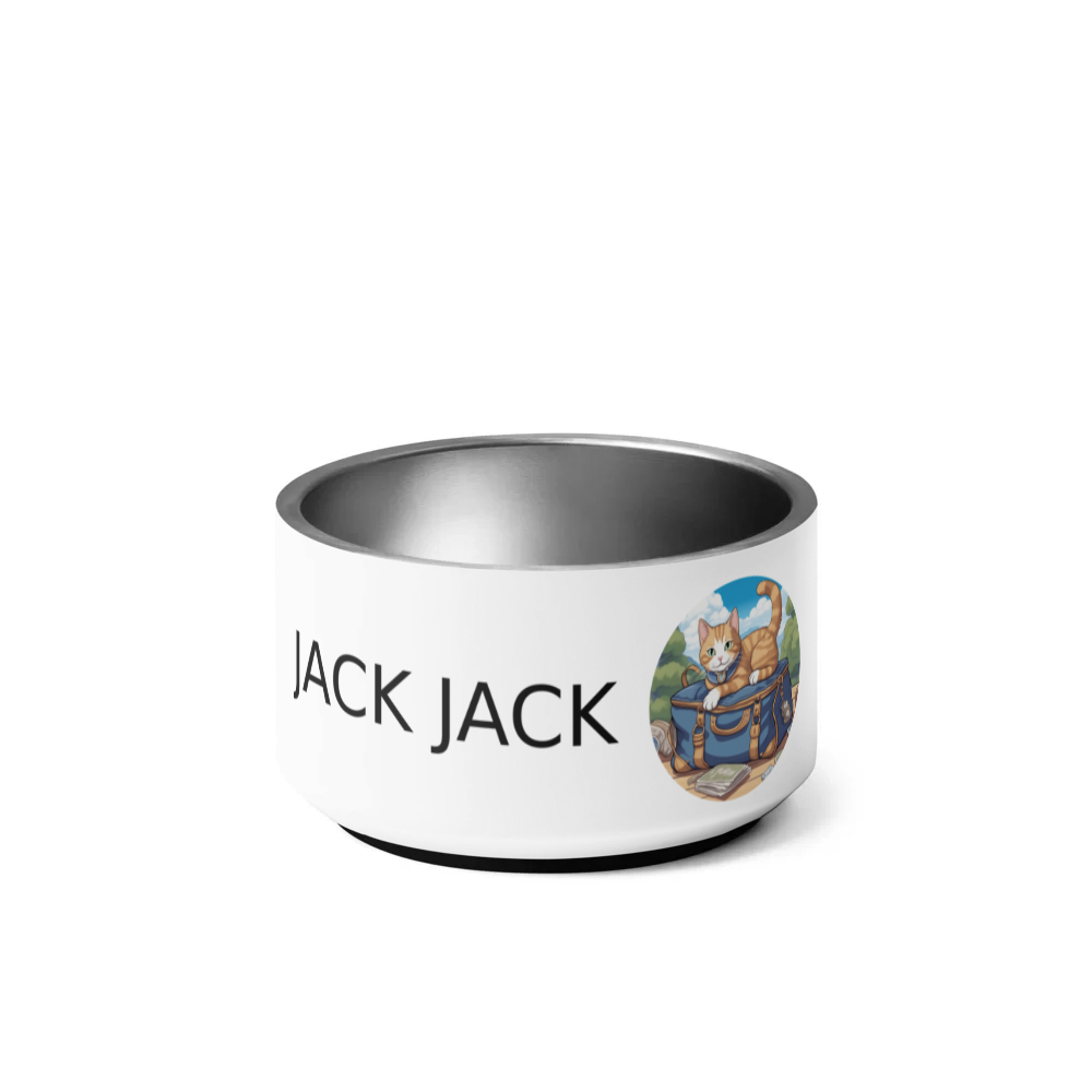 PugMug Custom Jack Jack Pet Bowl