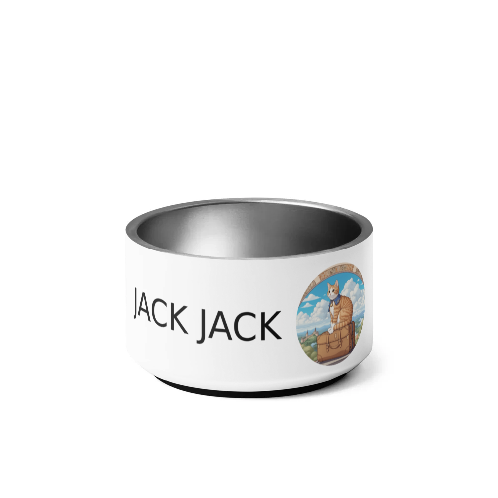 PugMug Custom Jack Jack Pet Bowl
