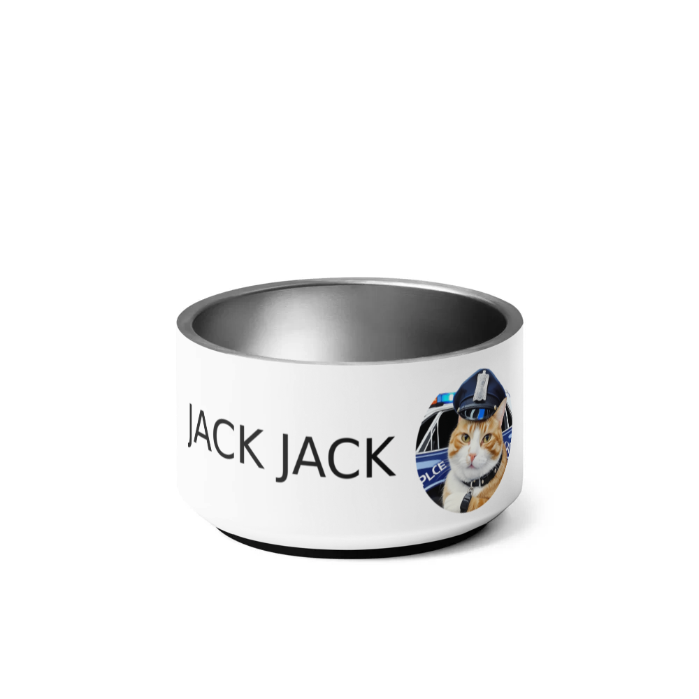 PugMug Custom Jack Jack Pet Bowl