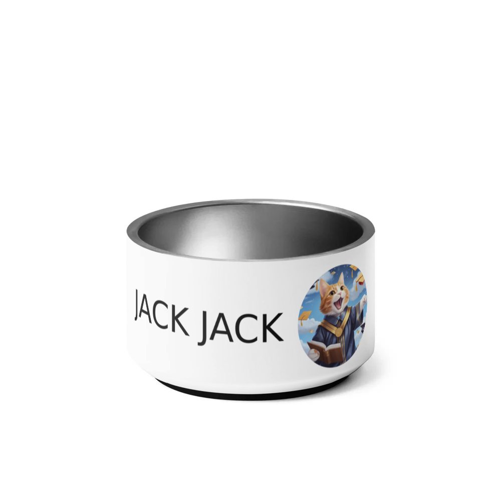 PugMug Custom Jack Jack Pet Bowl