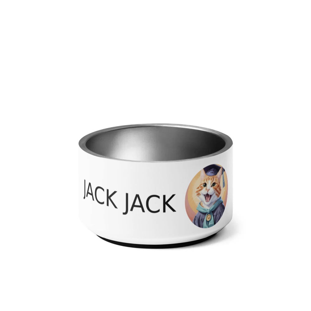 PugMug Custom Jack Jack Pet Bowl