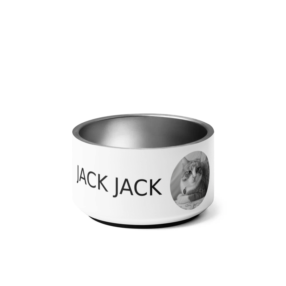 PugMug Custom Jack Jack Pet Bowl
