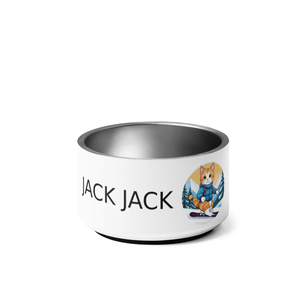 PugMug Custom Jack Jack Pet Bowl