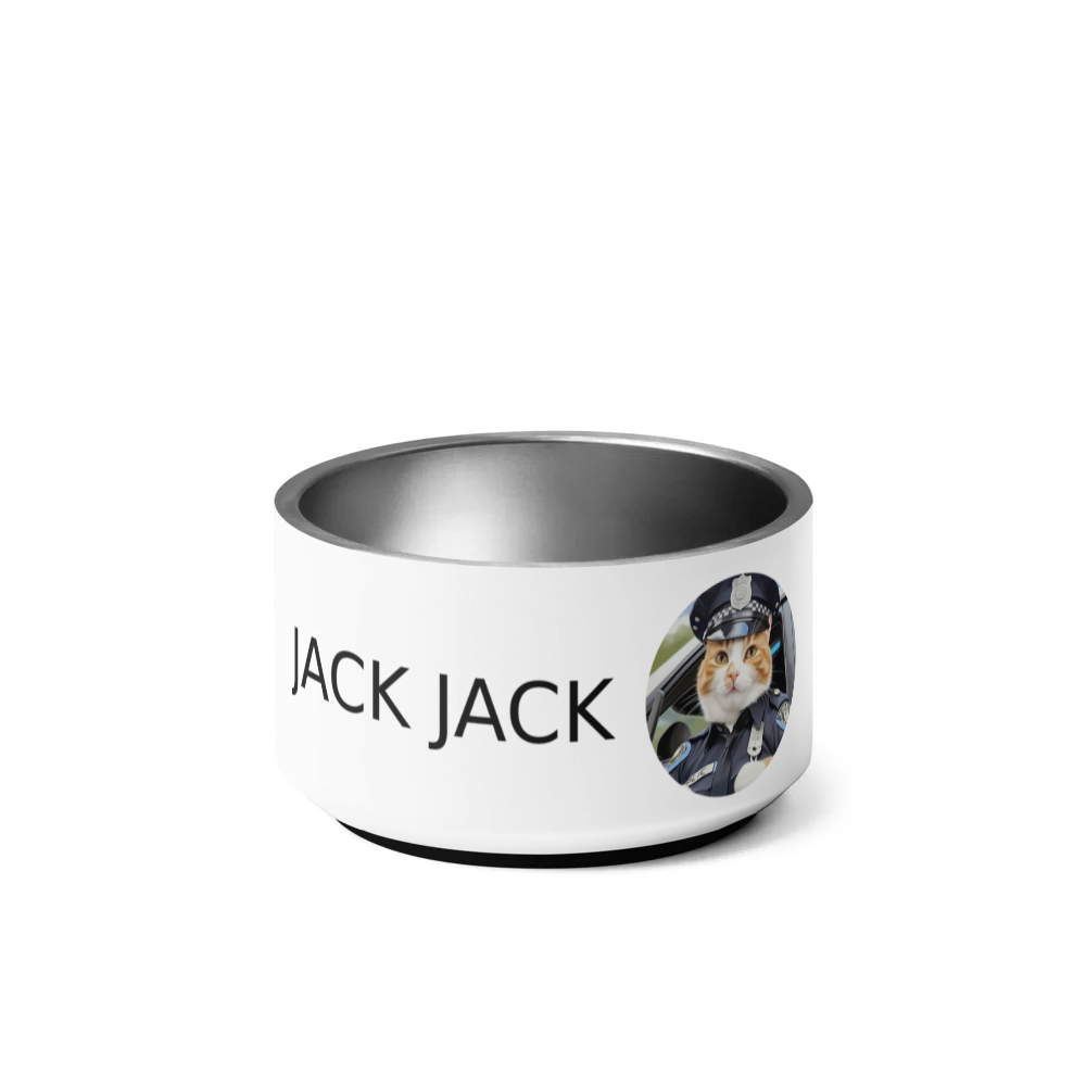 PugMug Custom Jack Jack Pet Bowl