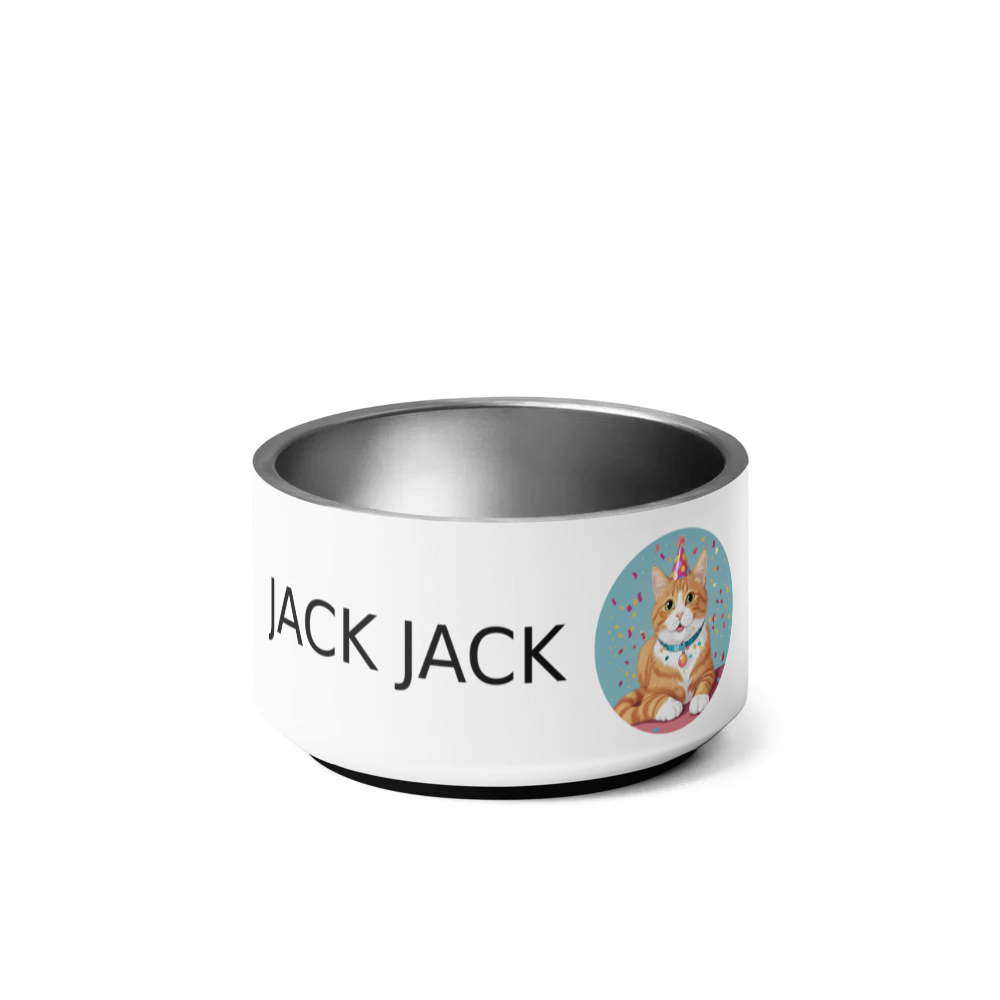 PugMug Custom Jack Jack Pet Bowl