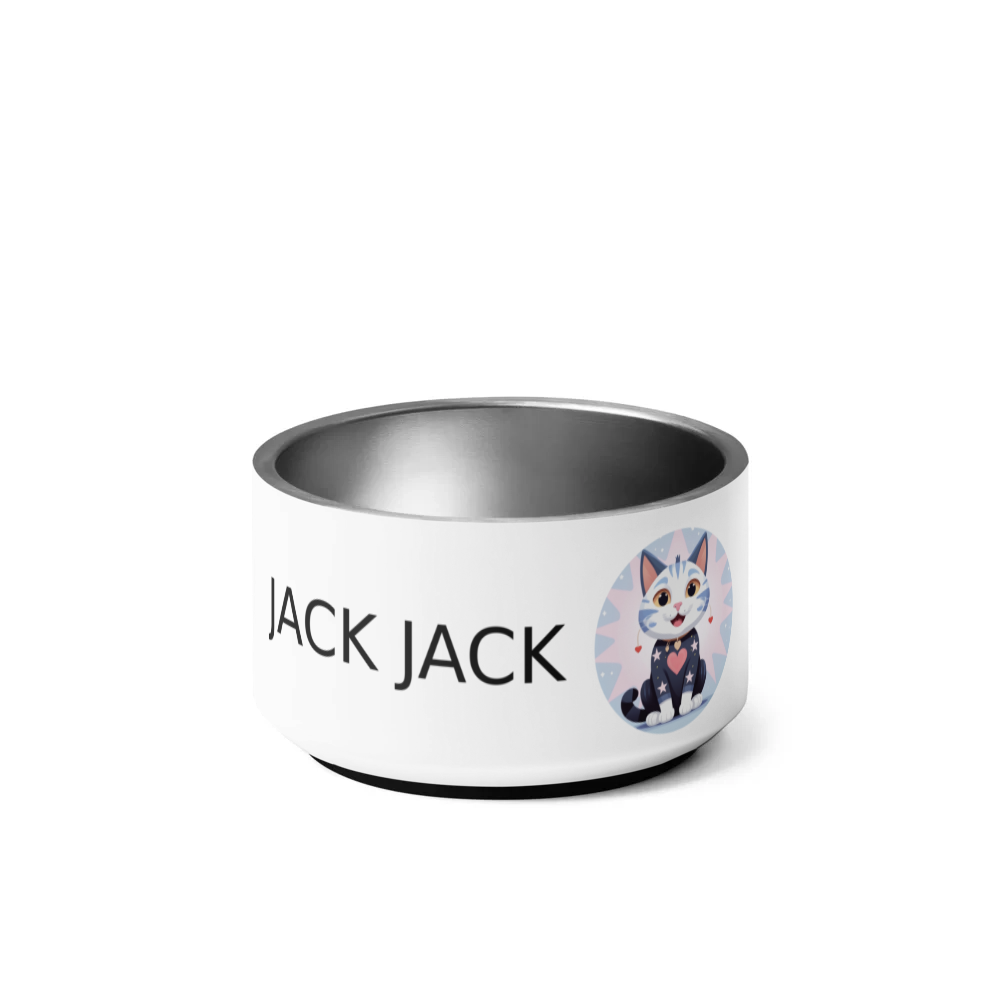 PugMug Custom Jack Jack Pet Bowl