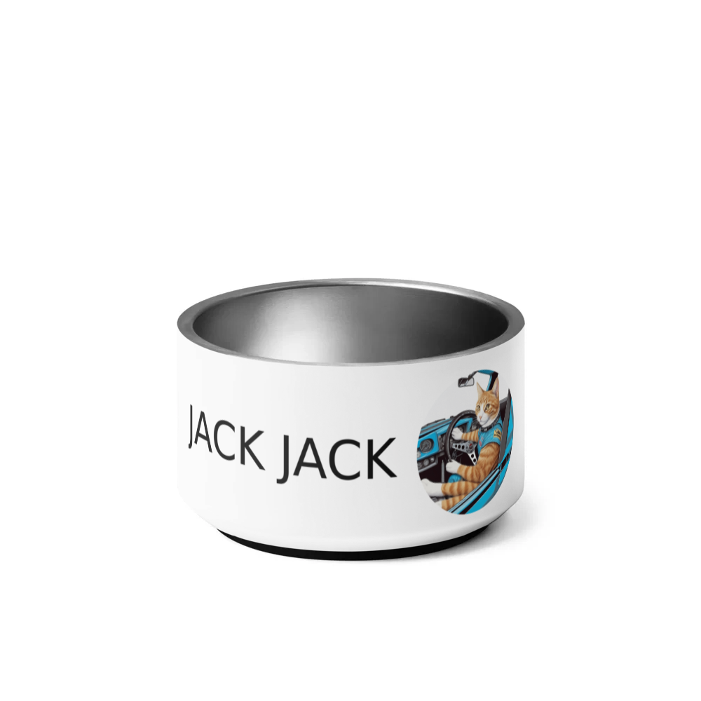 PugMug Custom Jack Jack Pet Bowl
