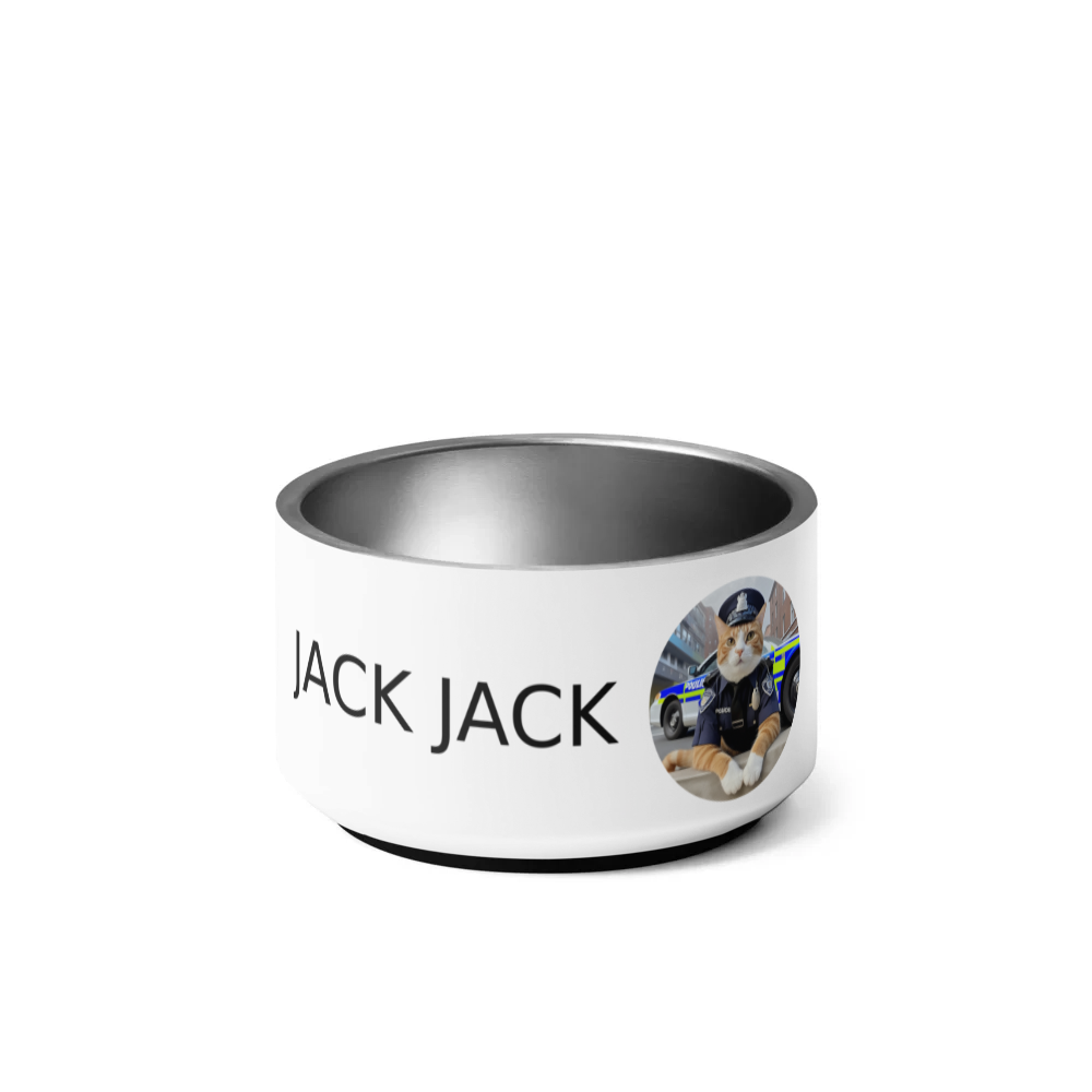 PugMug Custom Jack Jack Pet Bowl