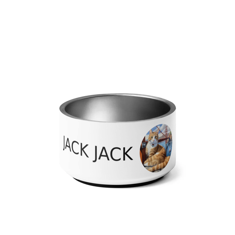 PugMug Custom Jack Jack Pet Bowl