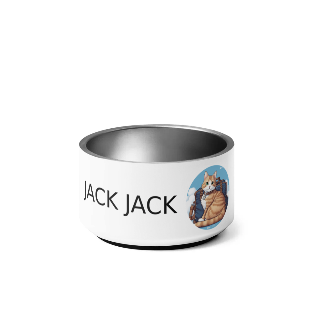 PugMug Custom Jack Jack Pet Bowl