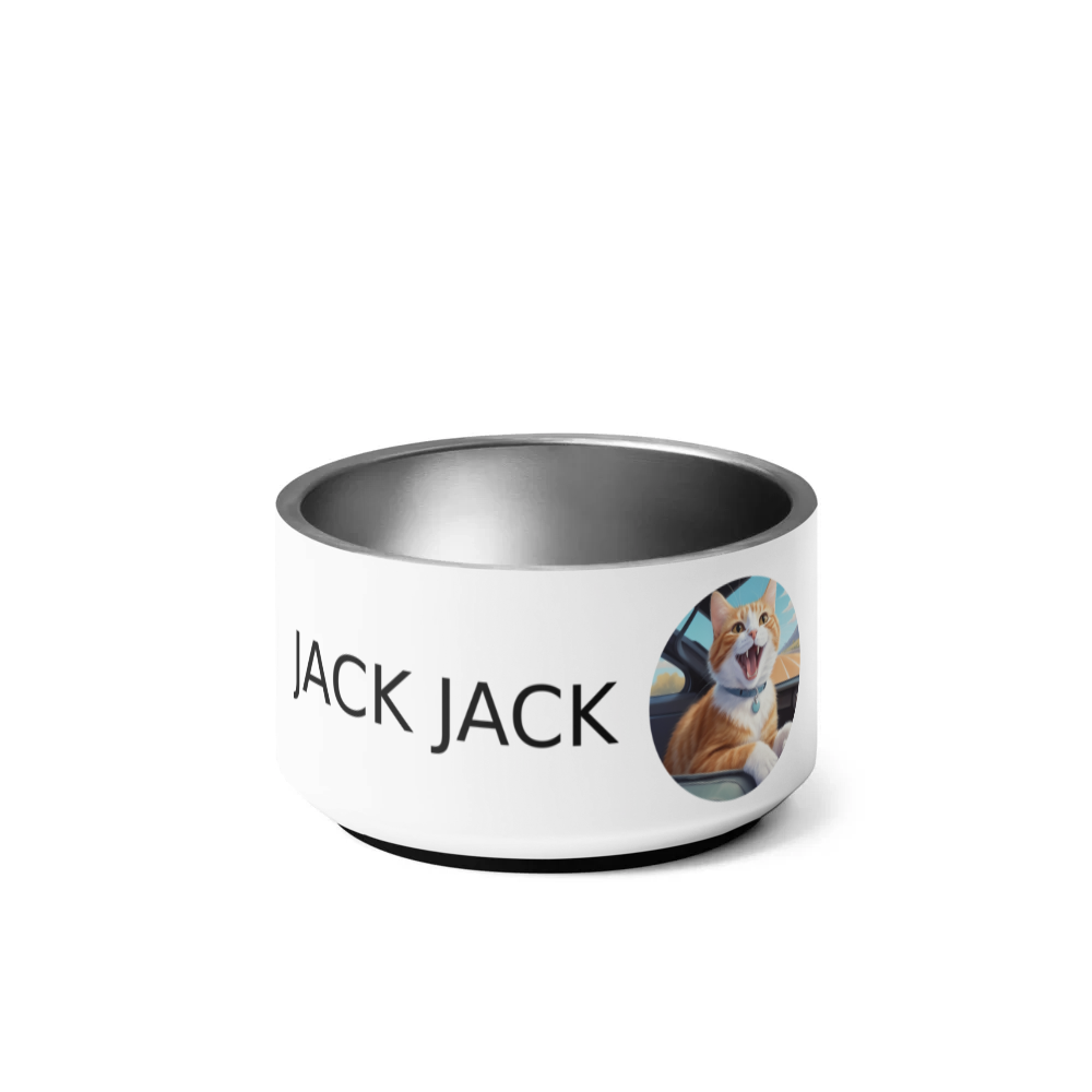 PugMug Custom Jack Jack Pet Bowl
