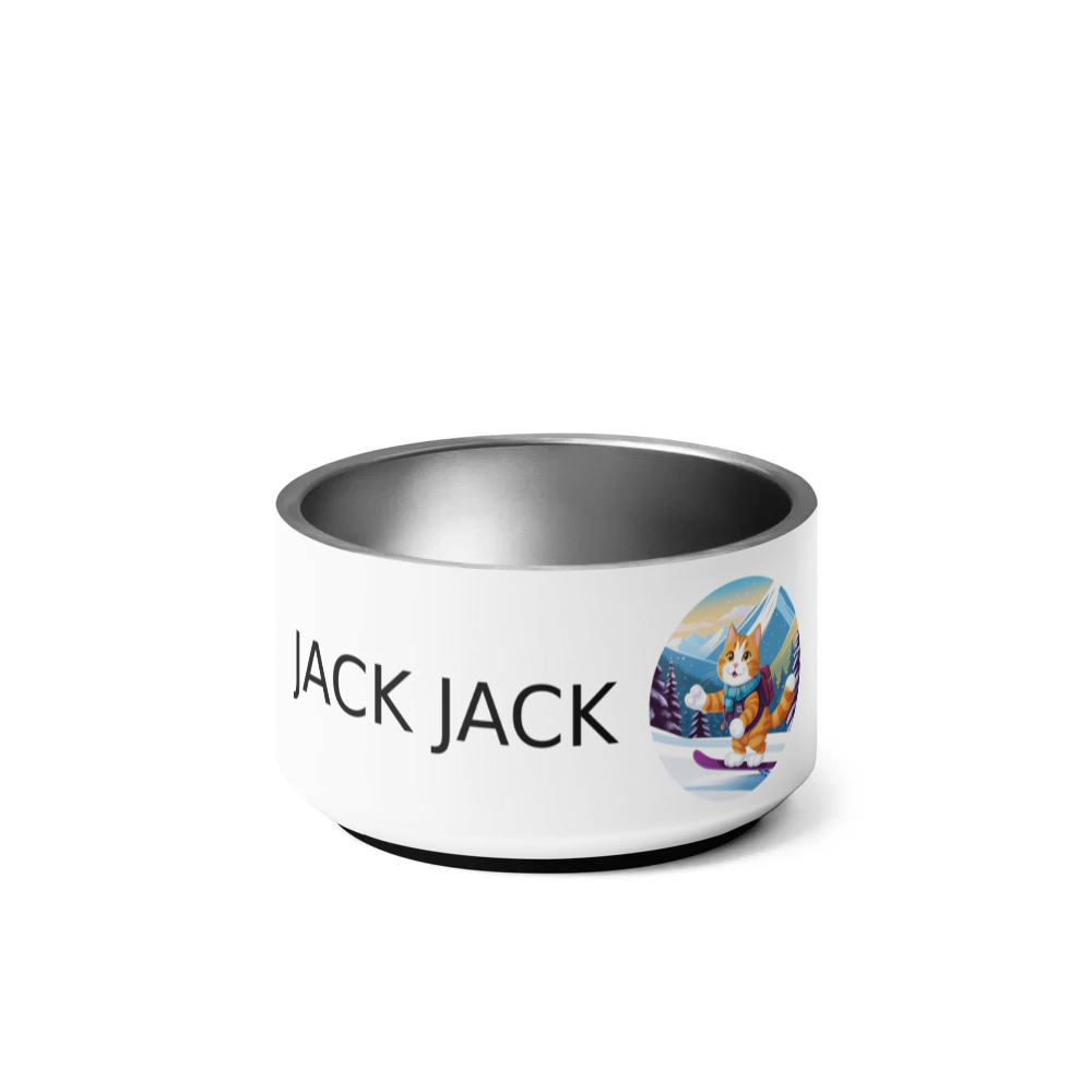 PugMug Custom Jack Jack Pet Bowl