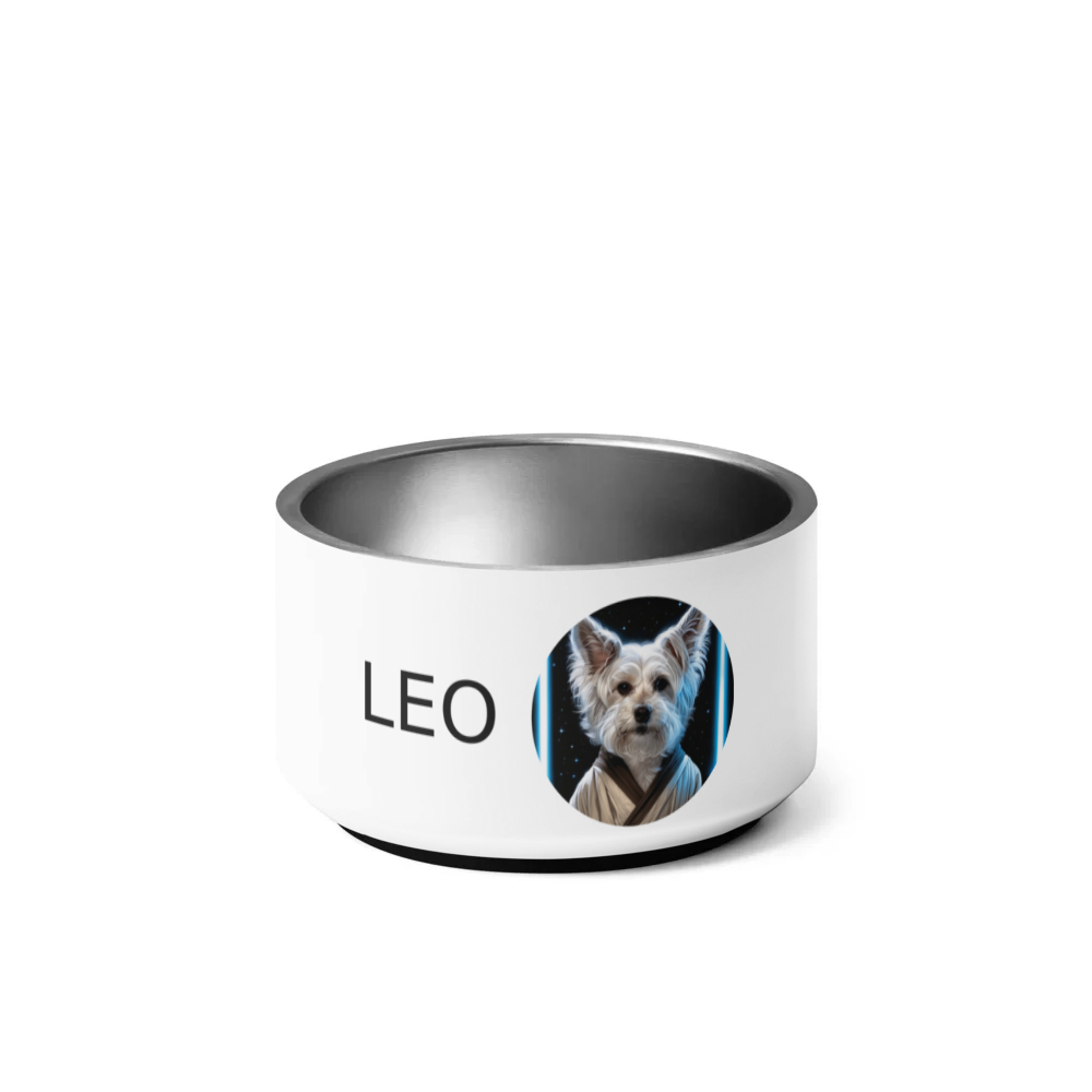 PugMug Custom Leo Pet Bowl