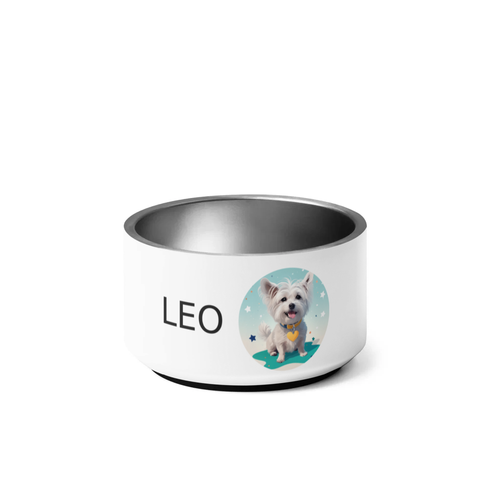 PugMug Custom Leo Pet Bowl