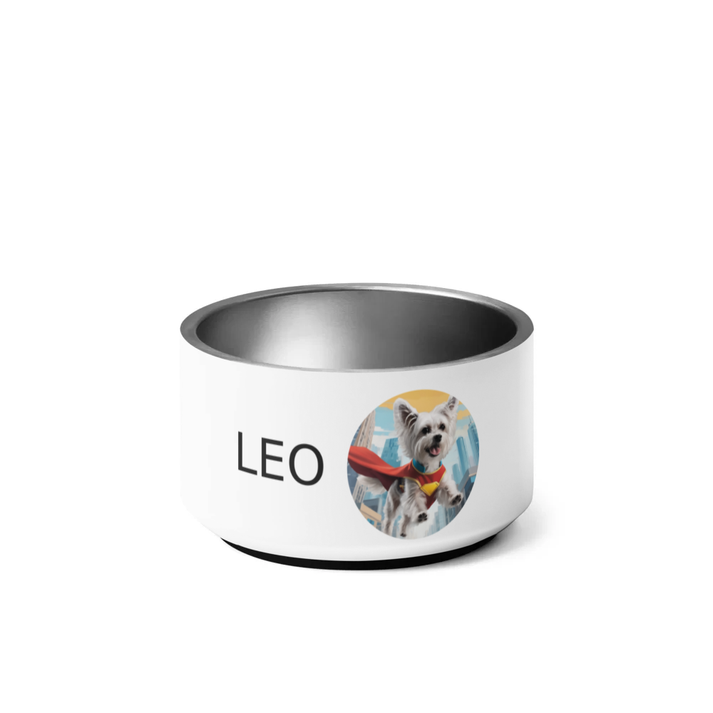 PugMug Custom Leo Pet Bowl