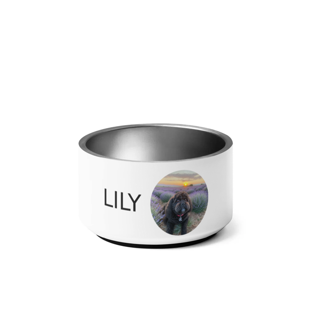 PugMug Custom Lily Pet Bowl