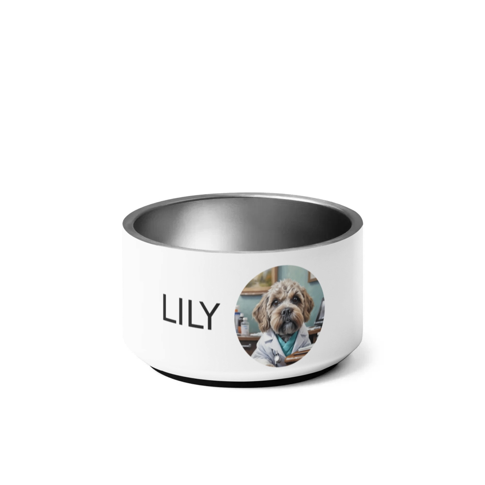 PugMug Custom Lily Pet Bowl