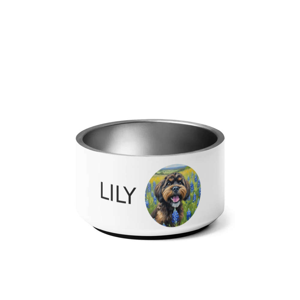 PugMug Custom Lily Pet Bowl