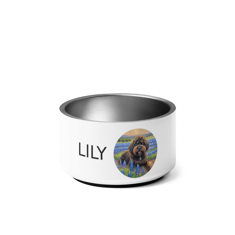 PugMug Custom Lily Pet Bowl