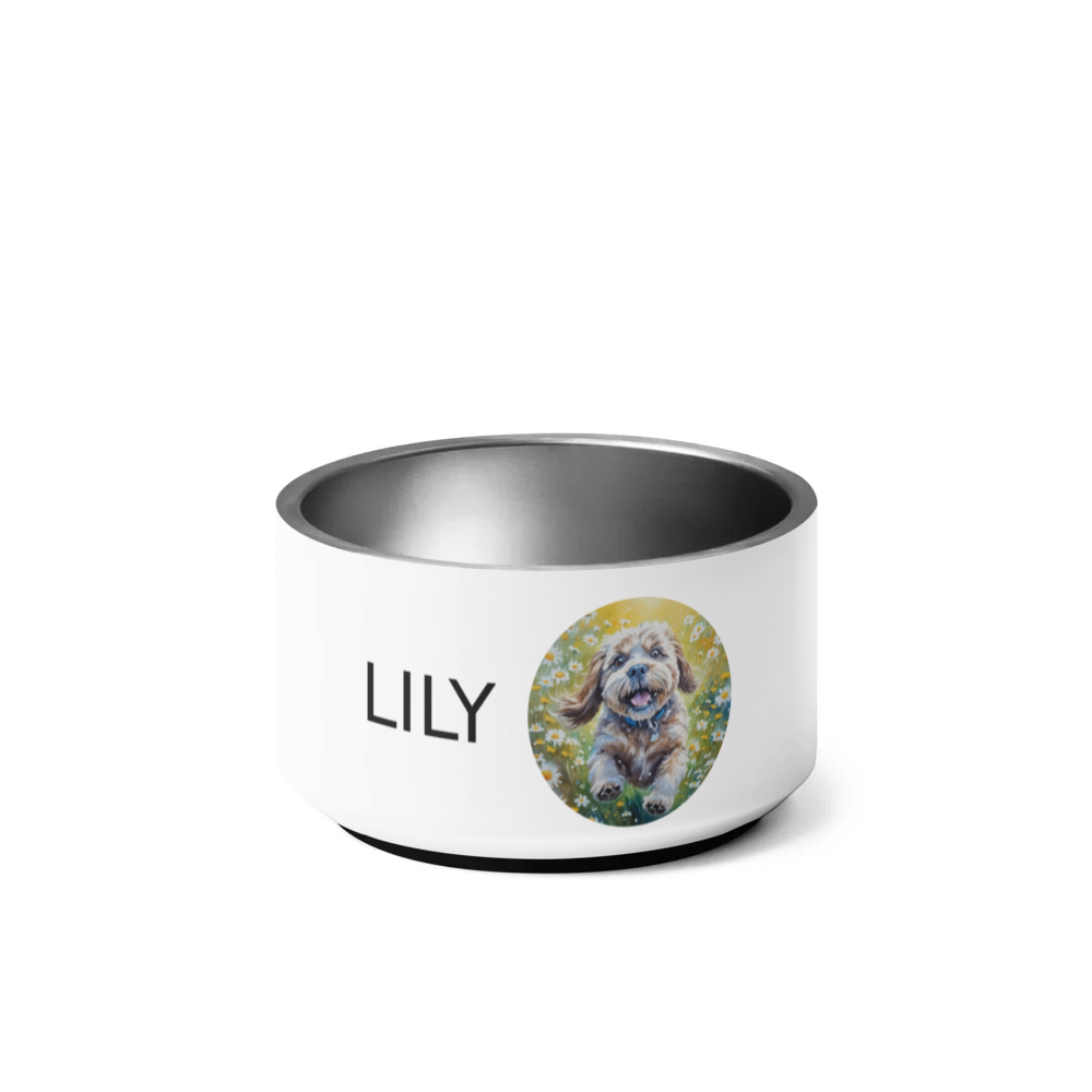 PugMug Custom Lily Pet Bowl