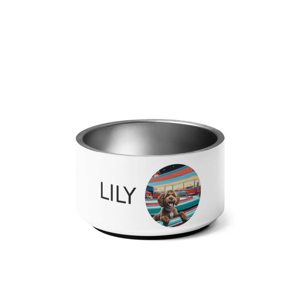 PugMug Custom Lily Pet Bowl