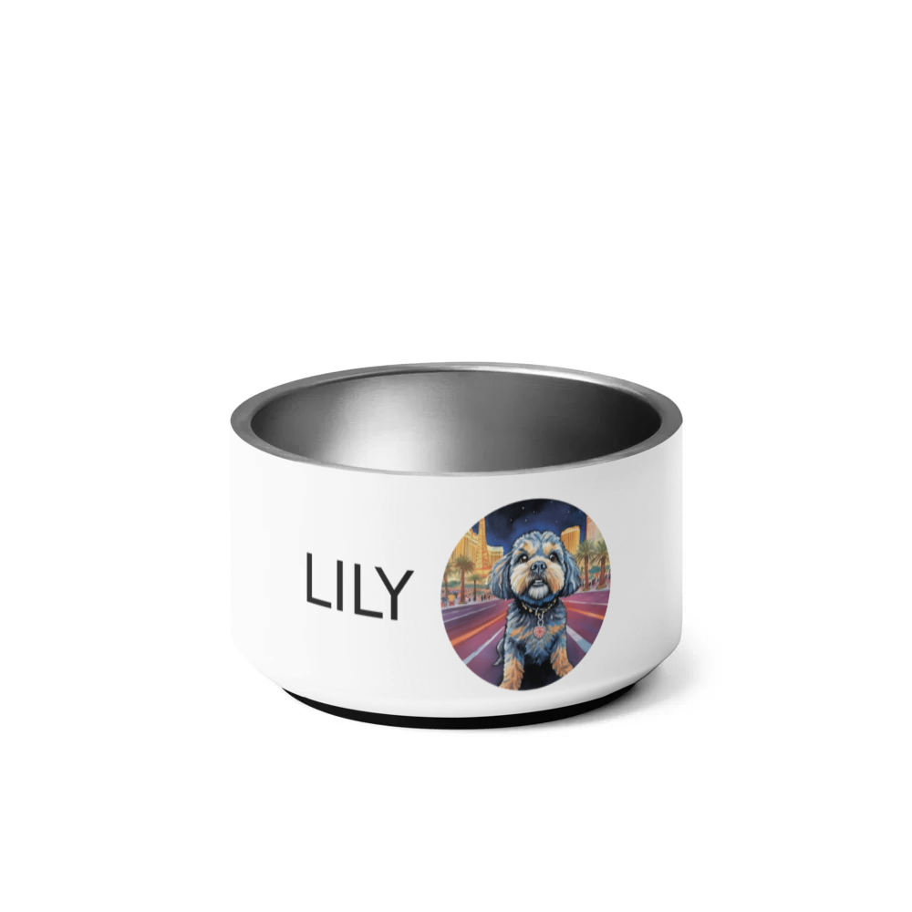 PugMug Custom Lily Pet Bowl