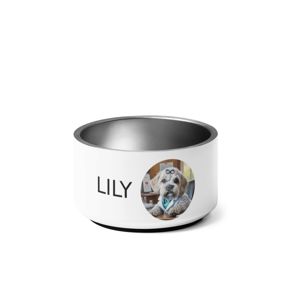 PugMug Custom Lily Pet Bowl