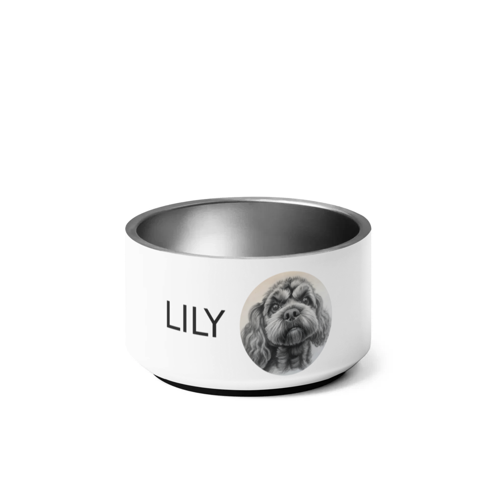 PugMug Custom Lily Pet Bowl