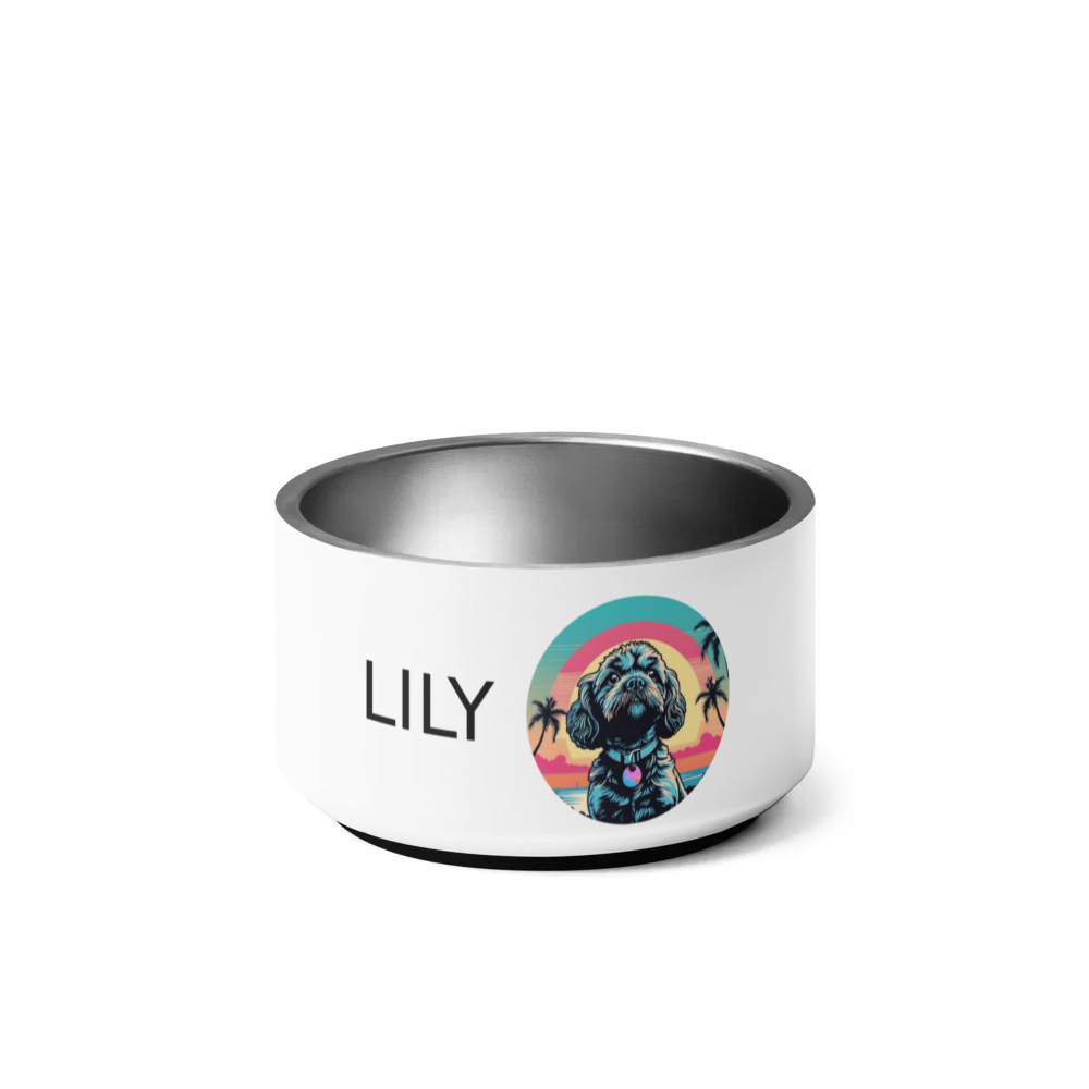 PugMug Custom Lily Pet Bowl