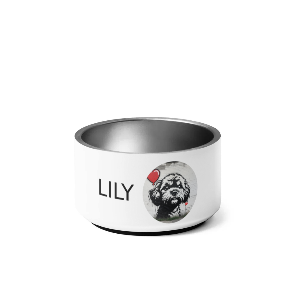 PugMug Custom Lily Pet Bowl