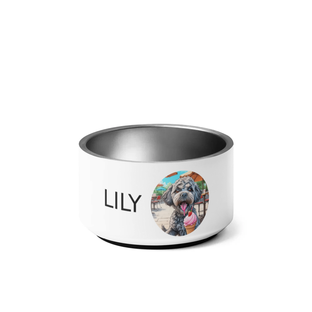 PugMug Custom Lily Pet Bowl